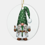 Personalized Pharmacist Gnome Ornament セラミックオーナメント (左)