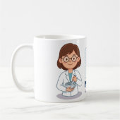 Personalized Pharmacist Life Mug コーヒーマグカップ (左)