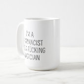 Personalized Pharmacist Mug, Custom Pharmacist fun コーヒーマグカップ (正面左)