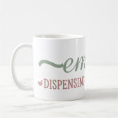Personalized Pharmacist Quote Mug コーヒーマグカップ (左)