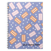 Personalized Pharmacy Tech Notebook ノートブック (正面)
