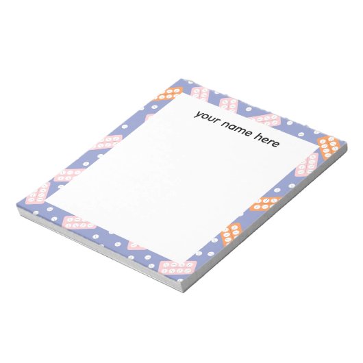 Personalized Pharmacy Tech Notepad ノートパッド (回転)