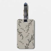 personalized Photo控えめに述べられた花の氏および夫人 ラゲッジタグ (裏面縦)