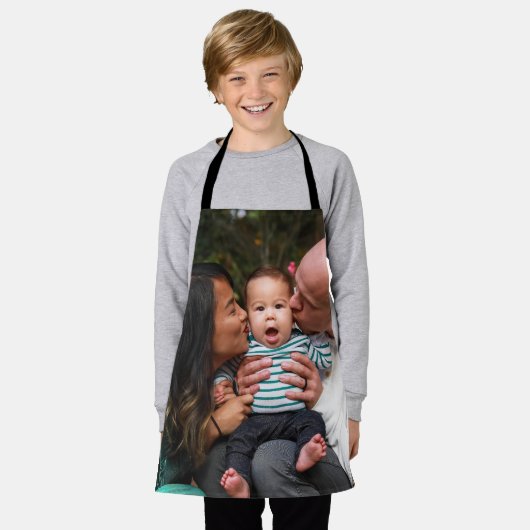 Personalized Photo エプロン (着用した状態)