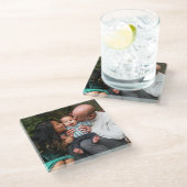Personalized Photo ガラスコースター (アングル)