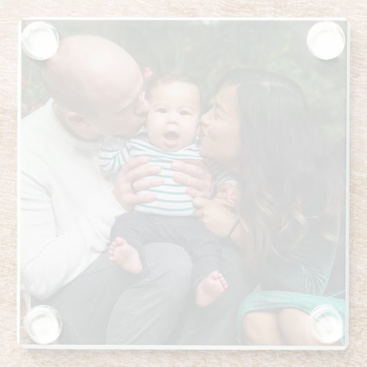 Personalized Photo ガラスコースター (裏面)