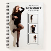 personalized photo and name notebook ノートブック (正面)