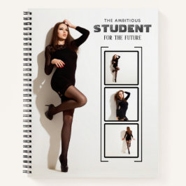 personalized photo and name notebook ノートブック