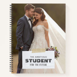 personalized photo and name notebook ノートブック