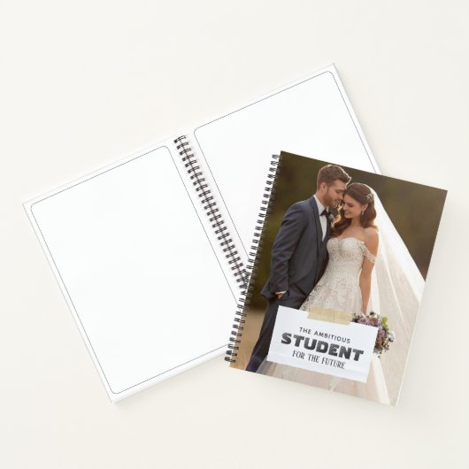 personalized photo and name notebook ノートブック (内部)