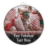 Personalized Photo and Text ダーツボード (正面)
