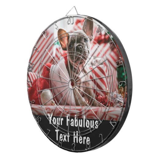 Personalized Photo and Text ダーツボード (正面右)