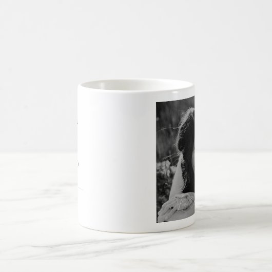 Personalized Photo and Text Mug コーヒーマグカップ (中央)