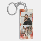 Personalized Photo and Text Photo Collage  キーホルダー (正面左)