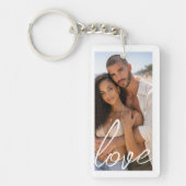 Personalized Photo and Text Photo Collage キーホルダー (正面)
