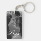 Personalized Photo and Text Photo Collage Keychain キーホルダー (裏面)