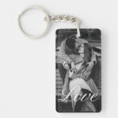 Personalized Photo and Text Photo Collage Keychain キーホルダー (正面)
