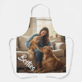 Personalized Photo Apron For Pet Lovers エプロン (正面)