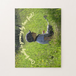 Personalized Photo Baby Announcement Jigsaw Puzzle ジグソーパズル