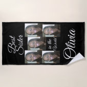 PERSONALIZED PHOTO BEACH TOWEL ビーチタオル (正面)