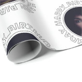 Personalized Photo Birthday Wrapping Paper ラッピングペーパー (ロールコーナー)