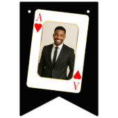 Personalized Photo Bunting, Custom Casino Poker バンティングフラッグ (第1の旗)