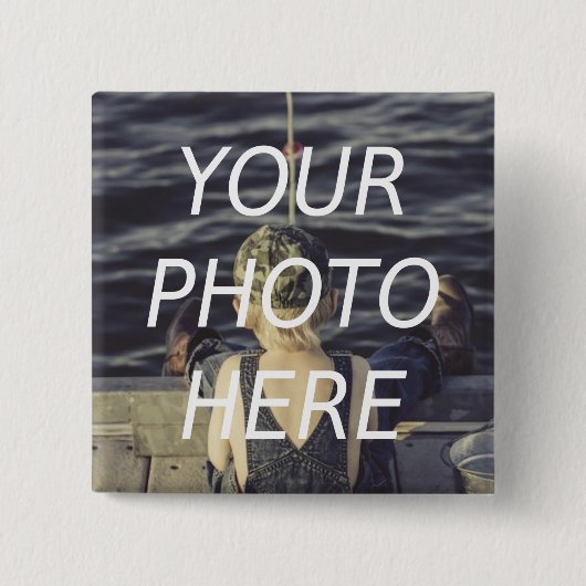 Personalized Photo Button  缶バッジ (正面)