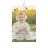 Personalized Photo Car カーエアーフレッシュナー (裏面)