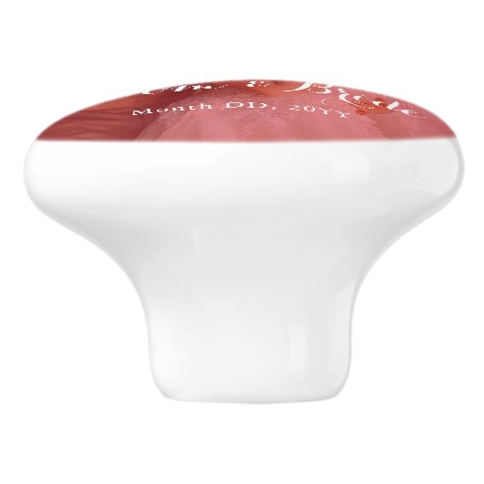 Personalized Photo Ceramic Knob for Couples inLove セラミックノブ (側面)