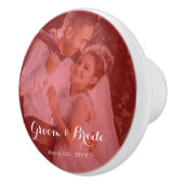 Personalized Photo Ceramic Knob for Couples inLove セラミックノブ (右)