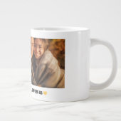 Personalized Photo Coffee Mug, Romantic Couple Gif ジャンボコーヒーマグカップ (右)