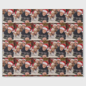 Personalized Photo Collage ラッピングペーパー (フラット)