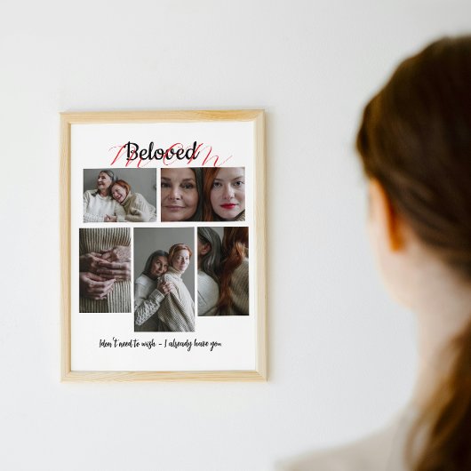 Personalized Photo Collage Gift for Mom アクリルサイン