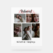 Personalized Photo Collage Gift for Mom アクリルサイン (正面)