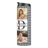 Personalized Photo Collage & Kids' Names "DAD" タンブラー (回転右)