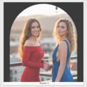 Personalized Photo Custom-Cut Vinyl Name Sticker シール (シート)