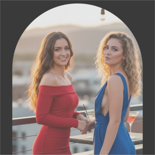 Personalized Photo Custom-Cut Vinyl Name Sticker シール (正面)