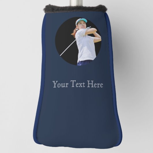 Personalized Photo Custom Golf Club Head Cover ゴルフヘッドカバー (回転90)