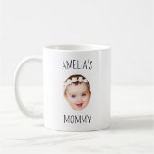 Personalized Photo Custom Pet Grandma Grandpa Gift コーヒーマグカップ (左)