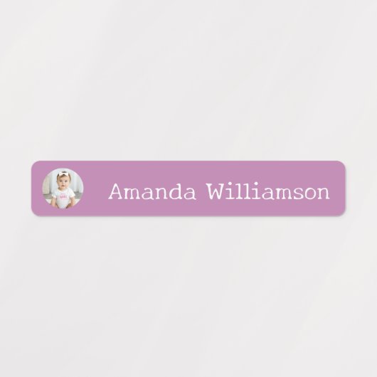 Personalized Photo Daycare Name ラベル (デザイン1)