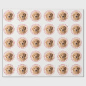 Personalized Photo Dog Birthday ラッピングペーパー (フラット)