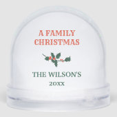 Personalized Photo Family Keepsake Christmas (裏面)