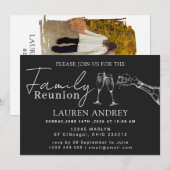 Personalized photo Family Reunion Party Invitation 招待状 (正面/裏面)