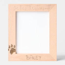 Personalized Photo Frame Dog 1st Christmas, 8x10" レーザー彫刻フレーム