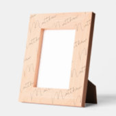 Personalized Photo Frame, Name Handwritten, 5x7, レーザー彫刻フレーム (左)