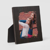Personalized Photo Gift - Custom Picture Frame  フォトプラーク (正面)