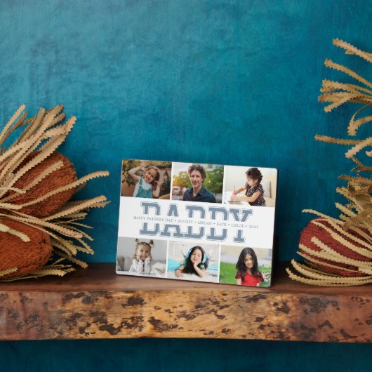Personalized Photo Gift for Daddy フォトプラーク (側面)