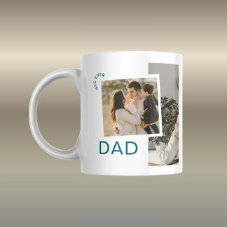 Personalized Photo Gift for Fathers Day コーヒーマグカップ