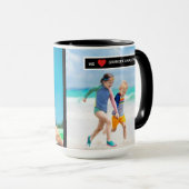 Personalized photo gift for Grandpa from children マグカップ (正面右)