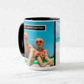 Personalized photo gift for Grandpa from children マグカップ (正面左)